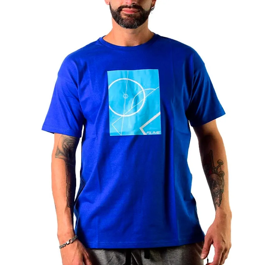 Imagen 1 de 2 de Remera Fiume Sport Politano-AZUL/CELESTE