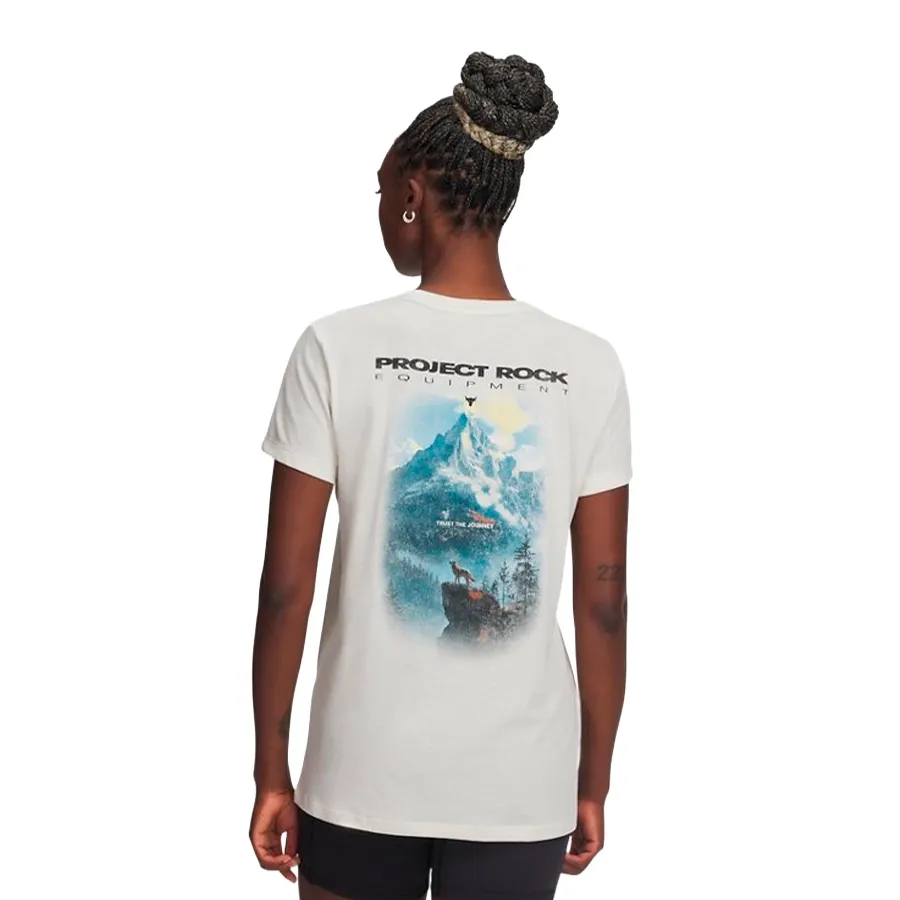 Imagen 1 de 3 de Remera Under Armour Project Rock Training-BLANCO