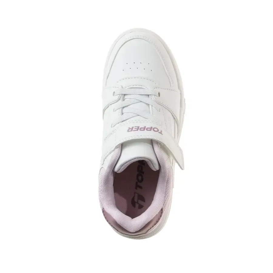 Imagen 2 de 4 de Zapatillas Topper Quarter Cs-BLANCO/ROSA