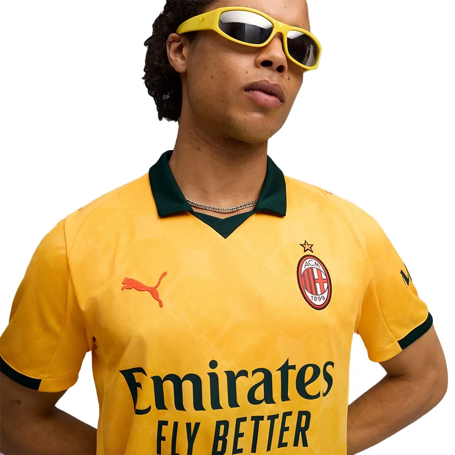 Imagen 4 de 5 de Camiseta Puma AC Milan 25/26 Alternativa-AMARILLO/VERDE