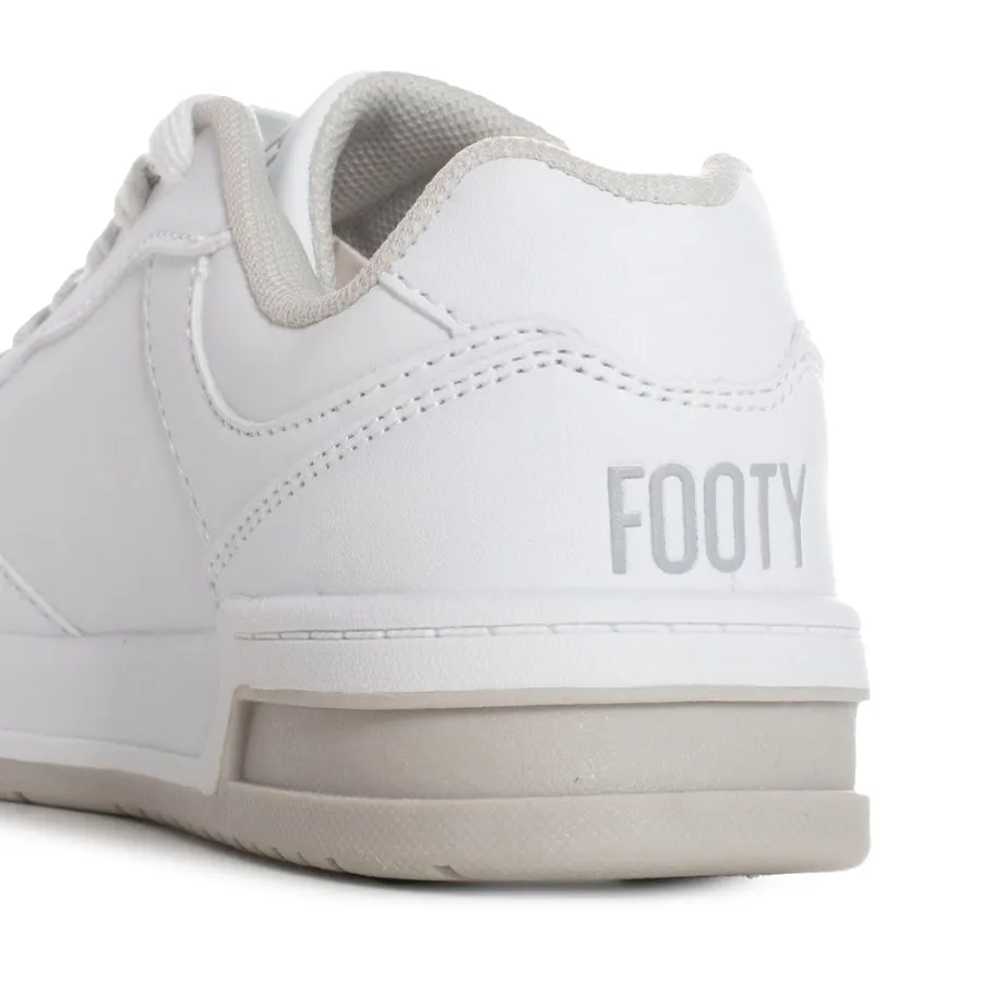 Imagen 3 de 4 de Zapatillas Footy Escolar-BLANCO/GRIS