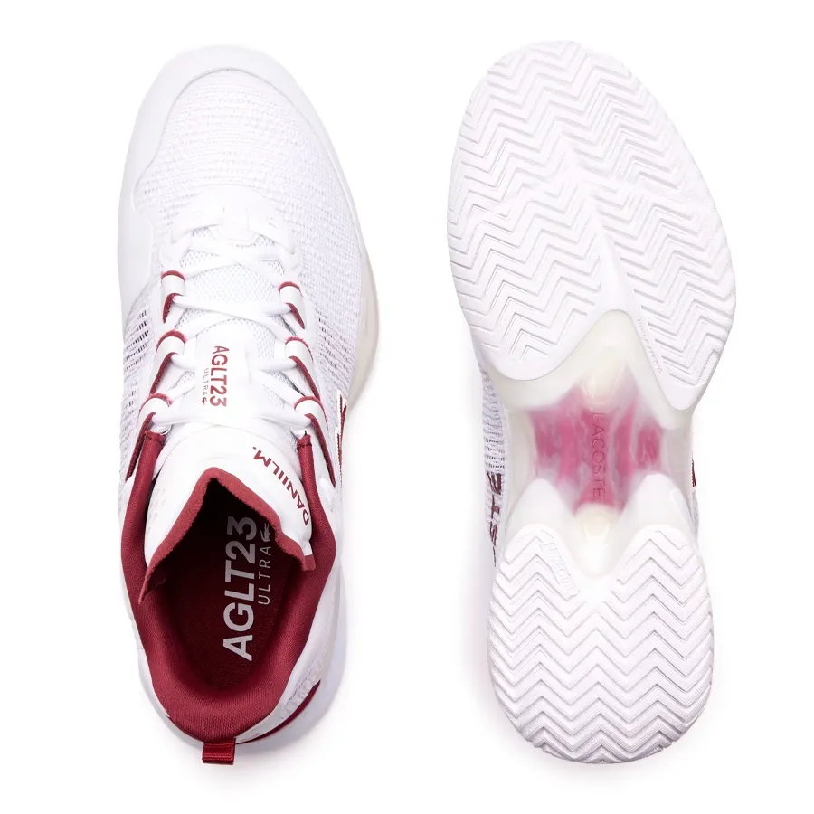Imagen 3 de 6 de Zapatillas Lacoste Ag Lt23 Ultra Mc-BLANCO/BORDO