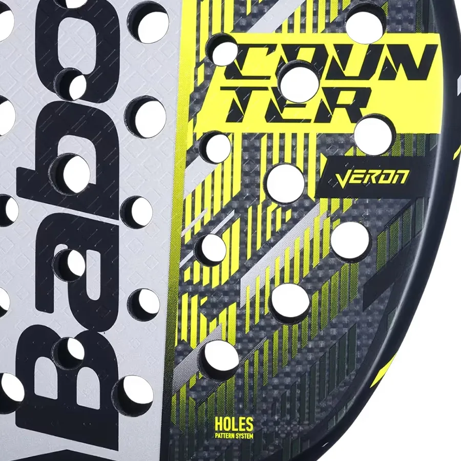 Imagen 4 de 5 de Paleta Babolat Counter Veron 2.5-NEGRO/VERDE FLUOR