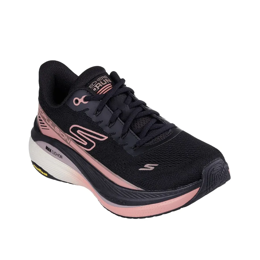 Imagen 1 de 5 de Zapatillas Skechers Max Cushioning Propulsion-NEGRO/SALMON