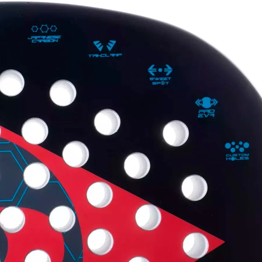 Imagen 1 de 6 de Paleta Dunlop Aero Star Team-NEGRO/AZUL/ROJO