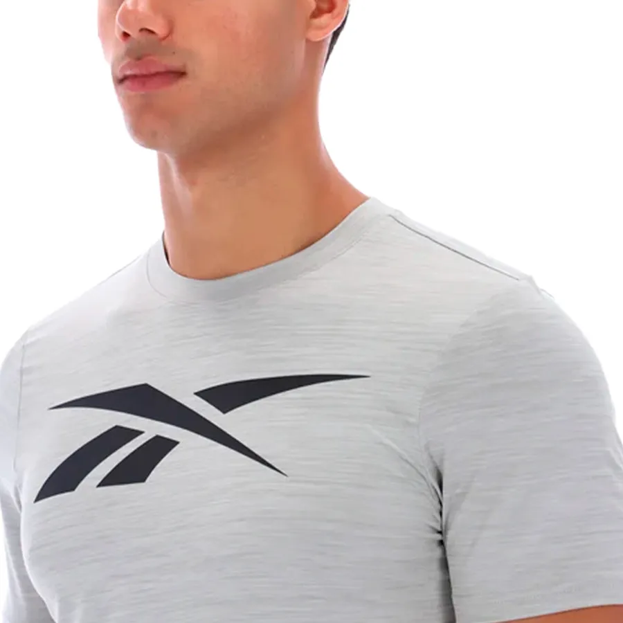 Imagen 2 de 3 de Remera Reebok Jimmy Vector-GRIS