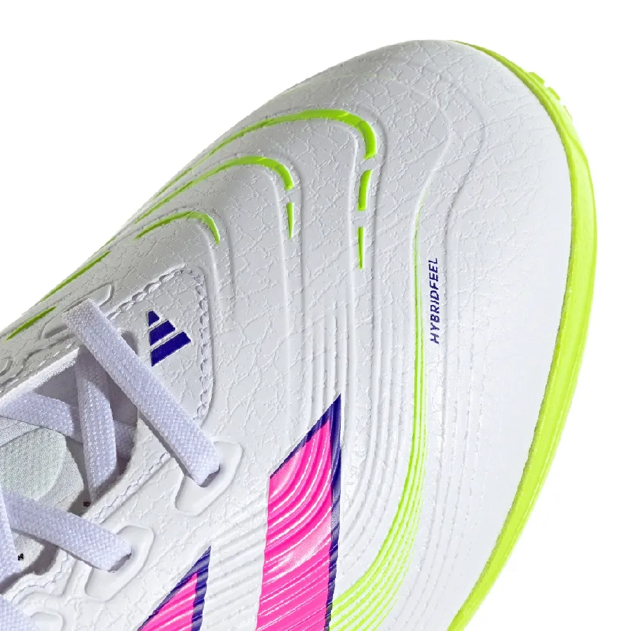 Imagen 5 de 7 de Botines adidas Predator League Tf-BLANCO/ROSA FLUOR/AMARILLO FLUOR