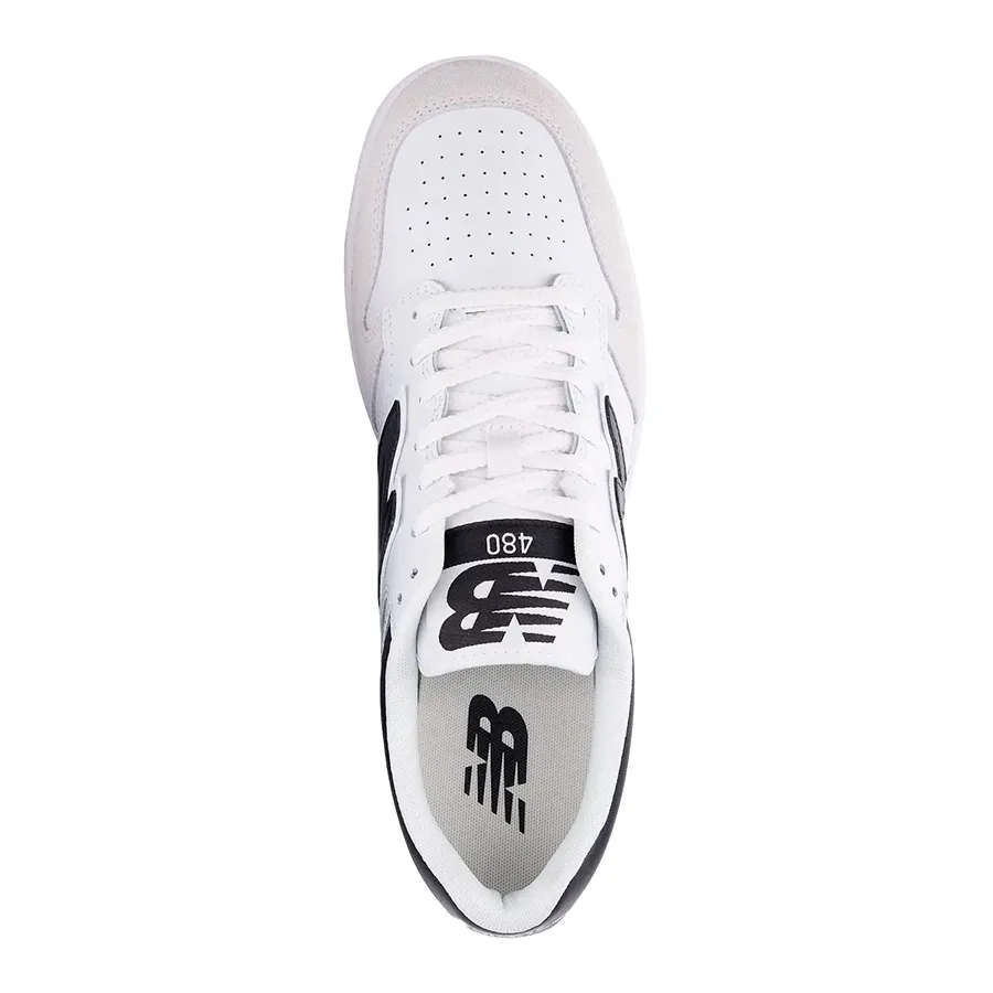 Imagen 3 de 6 de Zapatillas New Balance 480-BLANCO/NEGRO