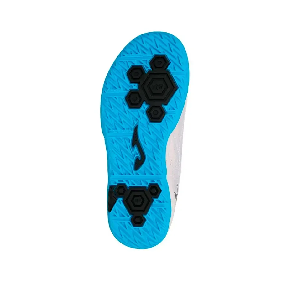 Imagen 3 de 5 de Botines Joma Evolution Jr In-BLANCO/TURQUESA