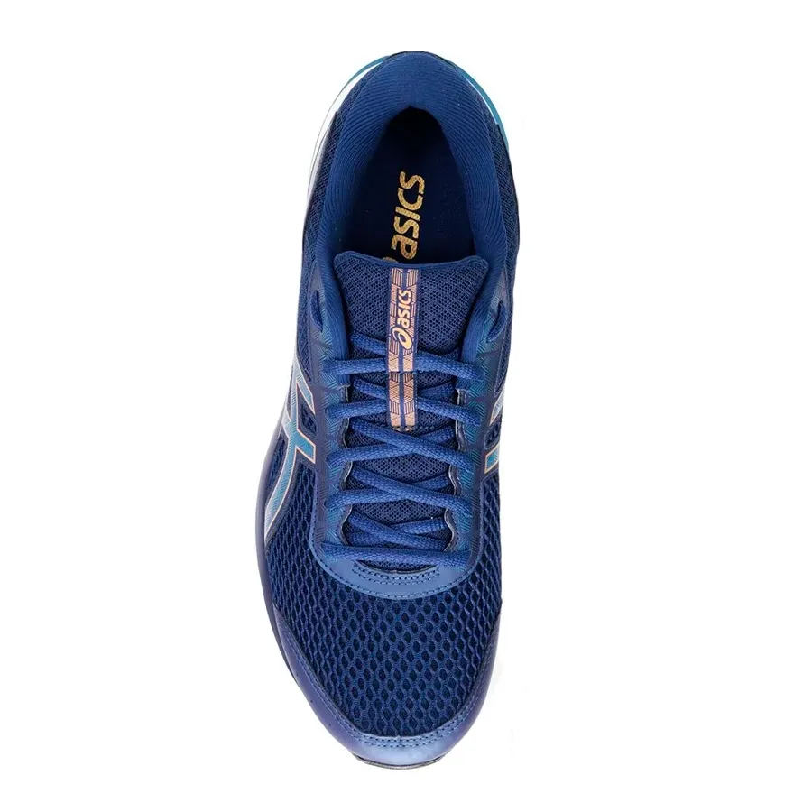 Imagen 3 de 5 de Zapatillas Asics Gel Shogun 4-MARINO/AZUL/DORADO