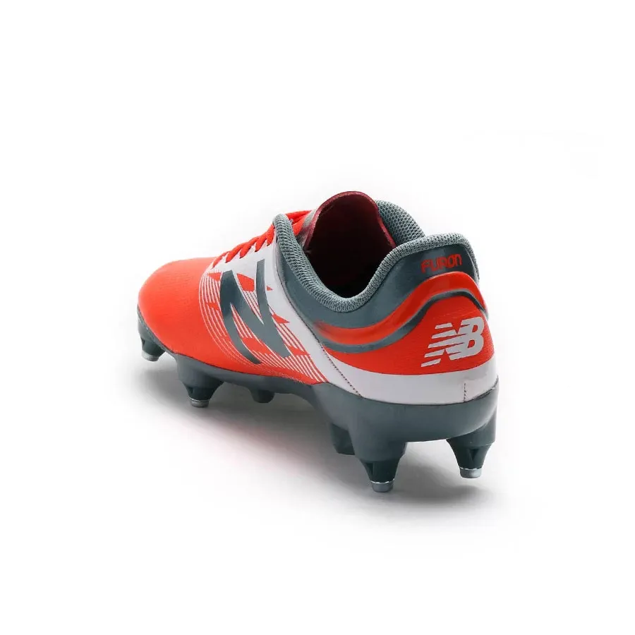 Imagen 2 de 5 de Botines New Balance Junior Furon 2.0 Dispatch Sg-NARANJA/GRIS/BLANCO