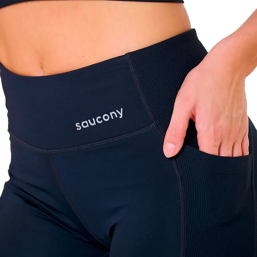 Imagen 2 de 4 de Calza Saucony Elevate 6"-NEGRO