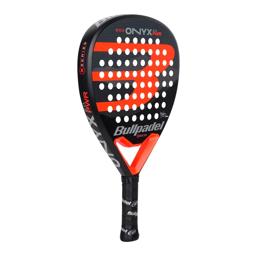 Imagen 1 de 4 de Paleta Bullpadel Onyx Power 2.0-ROJO/GRIS/NEGRO
