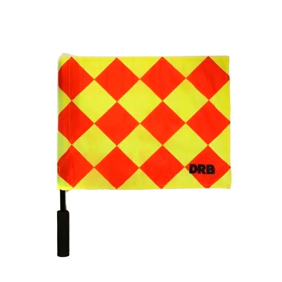 Imagen 1 de 3 de Banderines Arbitro DRB Set X 2-ROJO/AMARILLO
