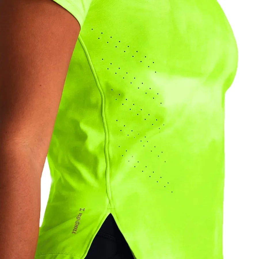 Imagen 2 de 4 de Remera Under Armour Laser Wash-AMARILLO FLUOR