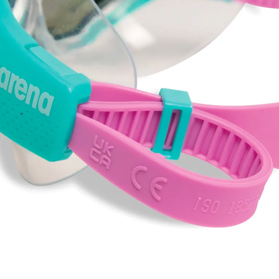 Imagen 4 de 5 de Antiparras Arena The One Mask Mirror Jr 100-TURQUESA/LILA