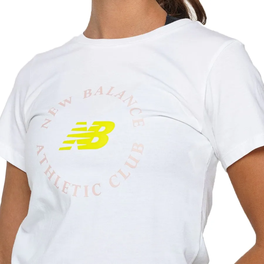 Imagen 2 de 3 de Remera New Balance Essentials Athletic Club Graphic-BLANCO