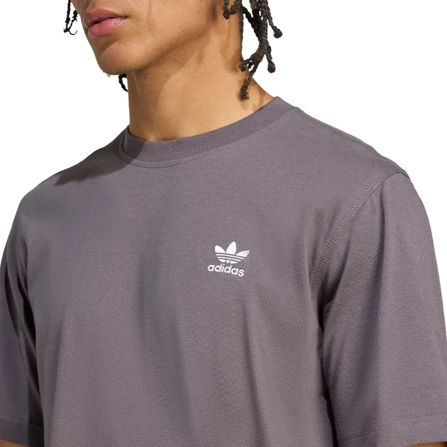 Imagen 4 de 6 de Remera adidas originals Trifolio Essentials-GRIS