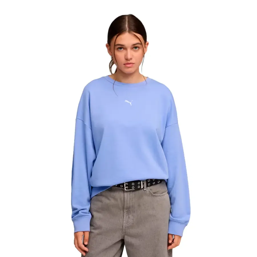 Imagen 0 de 4 de Buzo Puma Essentials Oversize Crew-LAVANDA