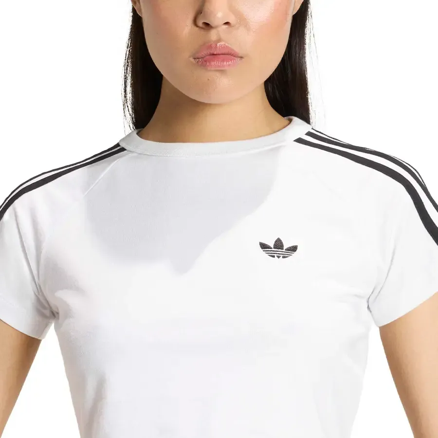 Imagen 4 de 6 de Remera adidas originals Baby Tee SST-BLANCO/NEGRO