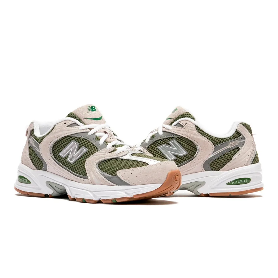 Imagen 2 de 5 de Zapatillas New Balance 530-GRIS/VERDE OLIVA