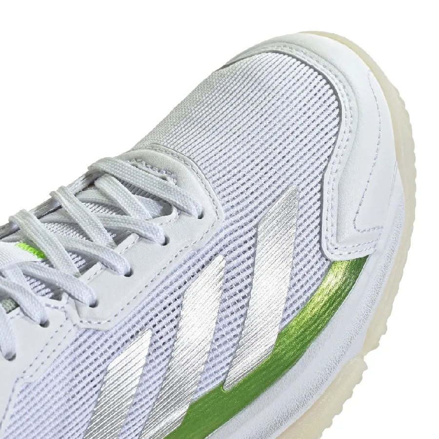Imagen 5 de 7 de Zapatillas adidas Courtquick Padel-BLANCO/PLATA/VERDE FLUOR