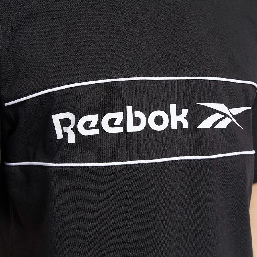 Imagen 4 de 5 de Remera Reebok Hombre Classics F Linear-NEGRO/BLANCO