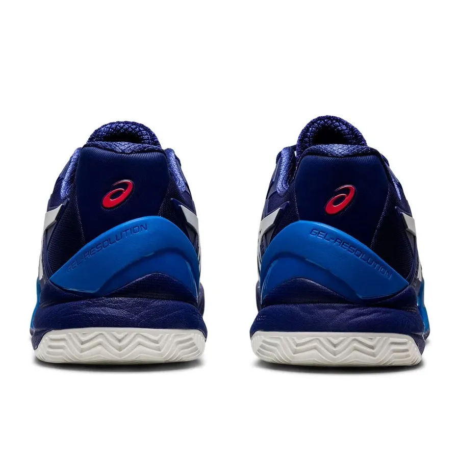 Imagen 4 de 7 de Zapatillas Asics Gel Resolution 8 Clay-MARINO/BLANCO/AZUL FRANCIA
