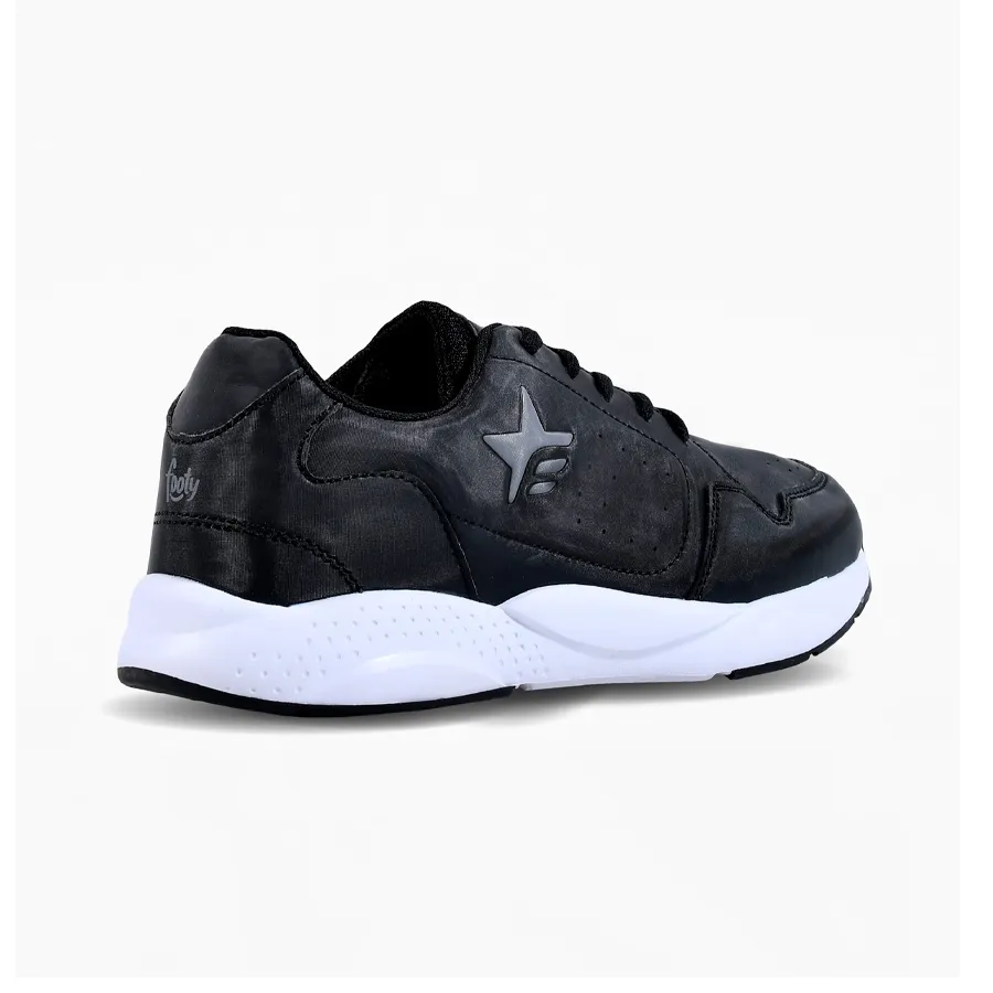 Imagen 1 de 3 de Zapatillas Footy Escolar Cambridge-NEGRO/BLANCO
