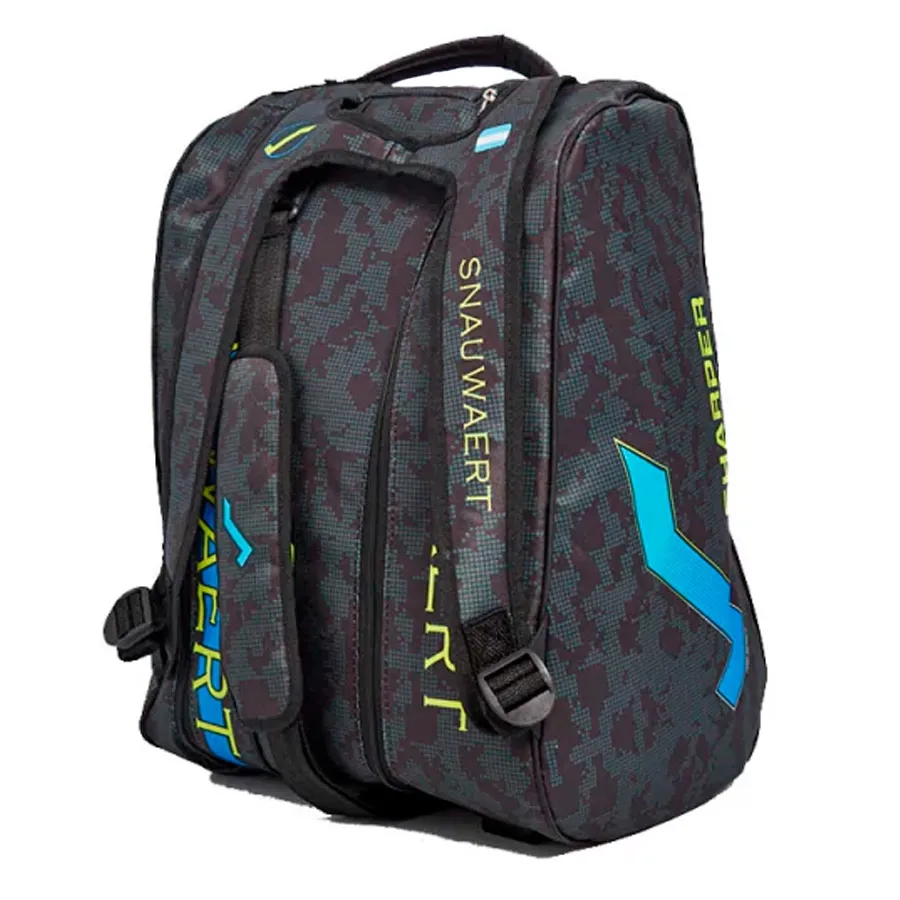 Imagen 1 de 3 de Bolso Snauwaert Sharpper-NEGRO/AMARILLO