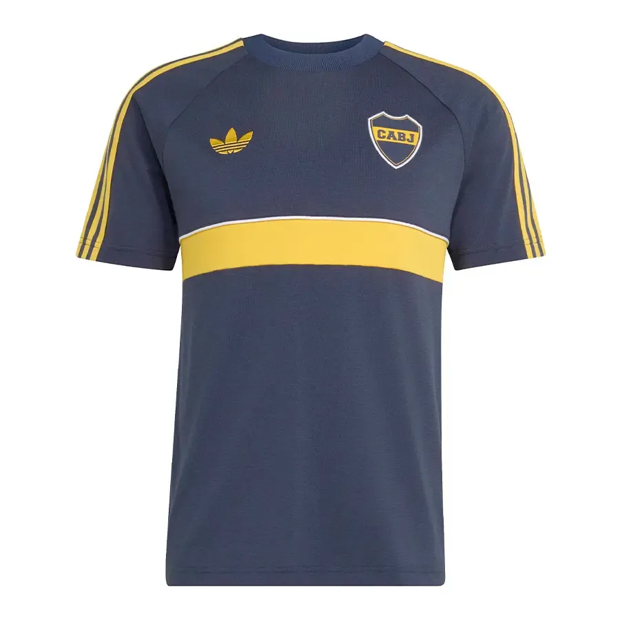 Imagen 2 de 5 de Remera adidas originals Og Boca Juniors-MARINO/AMARILLO