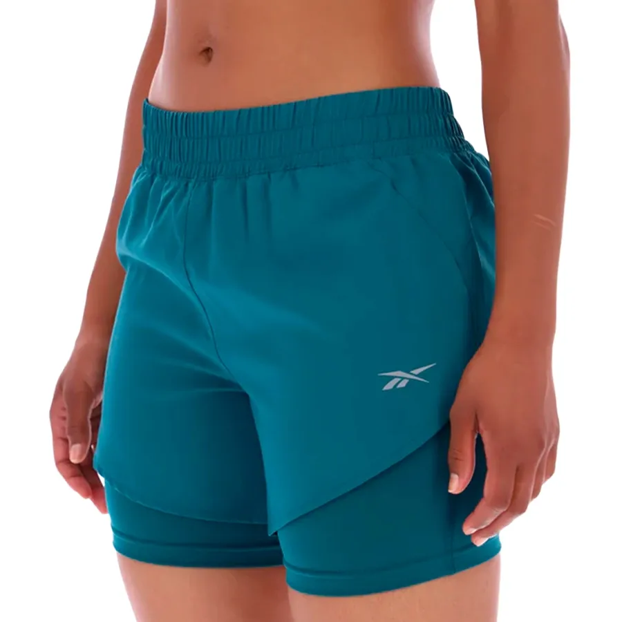 Imagen 2 de 3 de Short Reebok 2 en 1-CELESTE