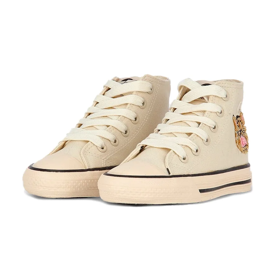 Imagen 1 de 7 de Zapatillas Topper Rail Hi Kids X Pesqueira-CRUDO/NEGRO