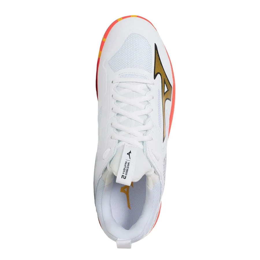 Imagen 3 de 6 de Botines Mizuno Wave Panthera 2-BLANCO/AMARILLO