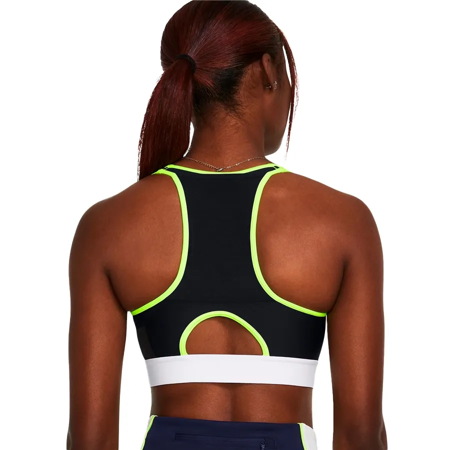 Imagen 1 de 6 de Top Under Armour High Pocket-NEGRO/ROSA FLUOR/AMARILLO FLUOR