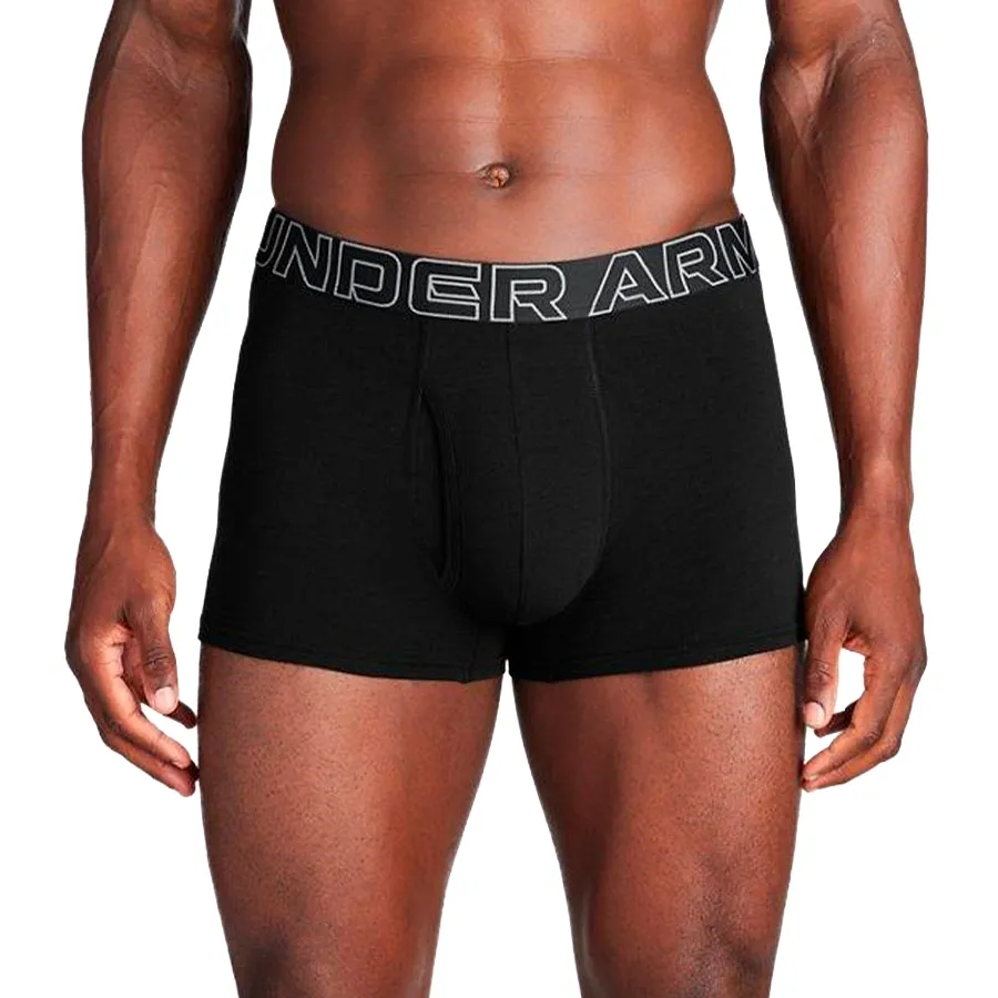 Imagen 0 de 3 de Under Armour Boxers Cotton Pack x3-NEGRO