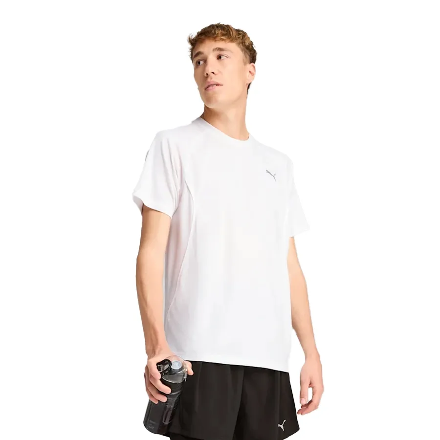 Imagen 0 de 5 de Remera Puma Velocity Running Tee-BLANCO