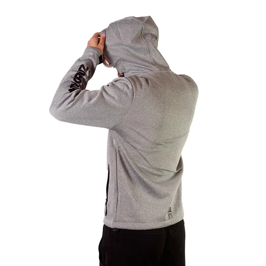 Imagen 3 de 4 de Campera Fiume Sport Stadium Premiun Godoy Cruz 23-GRIS/NEGRO
