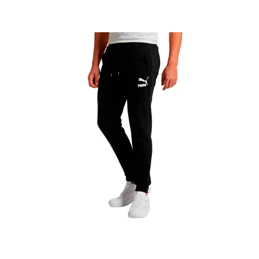 Imagen 2 de 3 de Pantalón Puma Classics Sweat Pants Cuffs-NEGRO/BLANCO