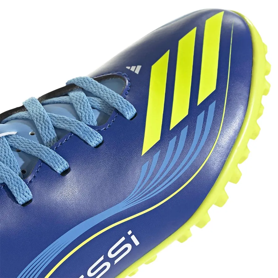 Imagen 5 de 7 de Botines adidas F50 Messi Club Tf J-AZUL FRANCIA/AMARILLO FLUOR/CELESTE