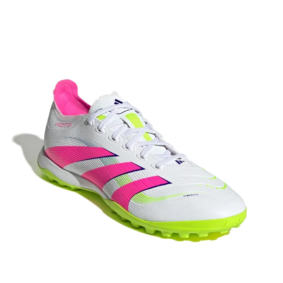 Imagen 1 de 7 de Botines adidas Predator League Tf-BLANCO/ROSA FLUOR/AMARILLO FLUOR