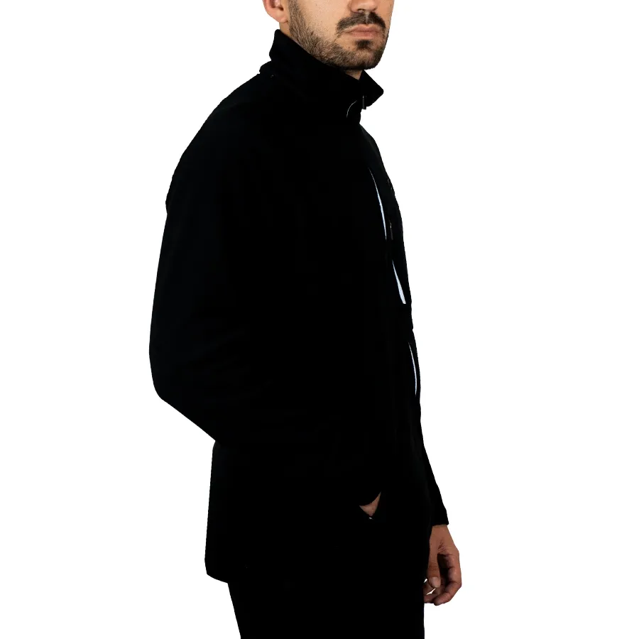 Imagen 2 de 6 de Campera Kamp Micropolar H25-NEGRO