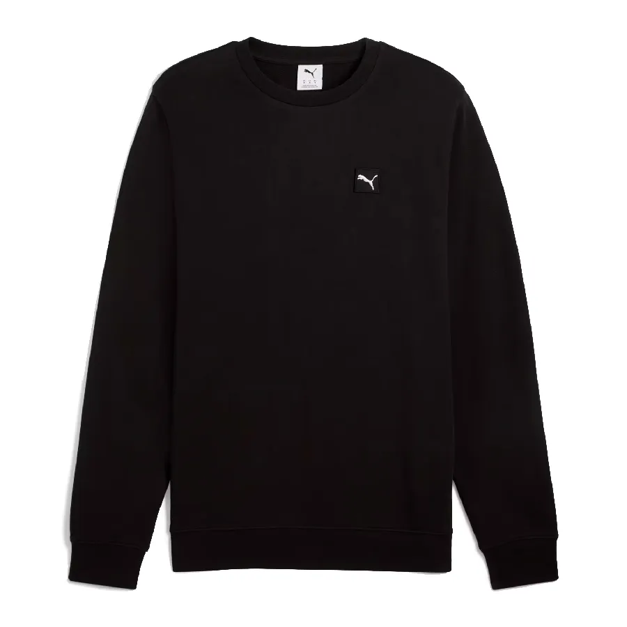 Imagen 2 de 3 de Buzo Puma Essentials Elevated crew-NEGRO