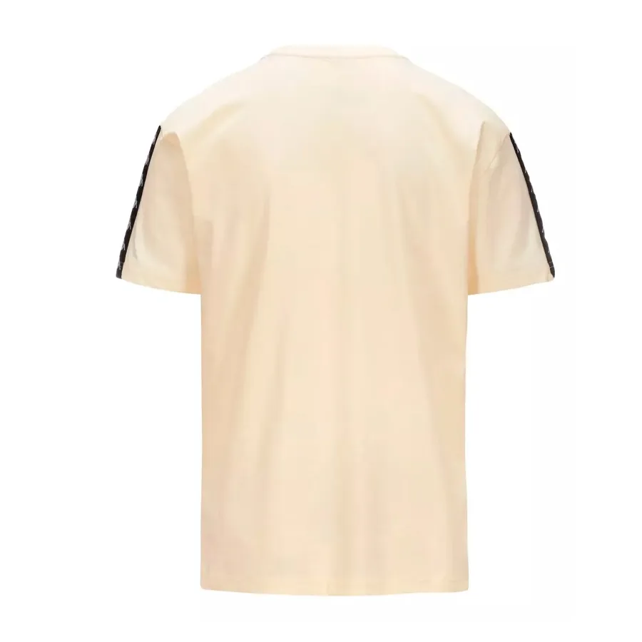 Imagen 1 de 3 de Remera Kappa Banda Vasto-CREMA/NEGRO