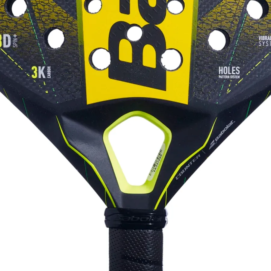 Imagen 4 de 5 de Paleta Babolat Counter Viper-NEGRO/AMARILLO