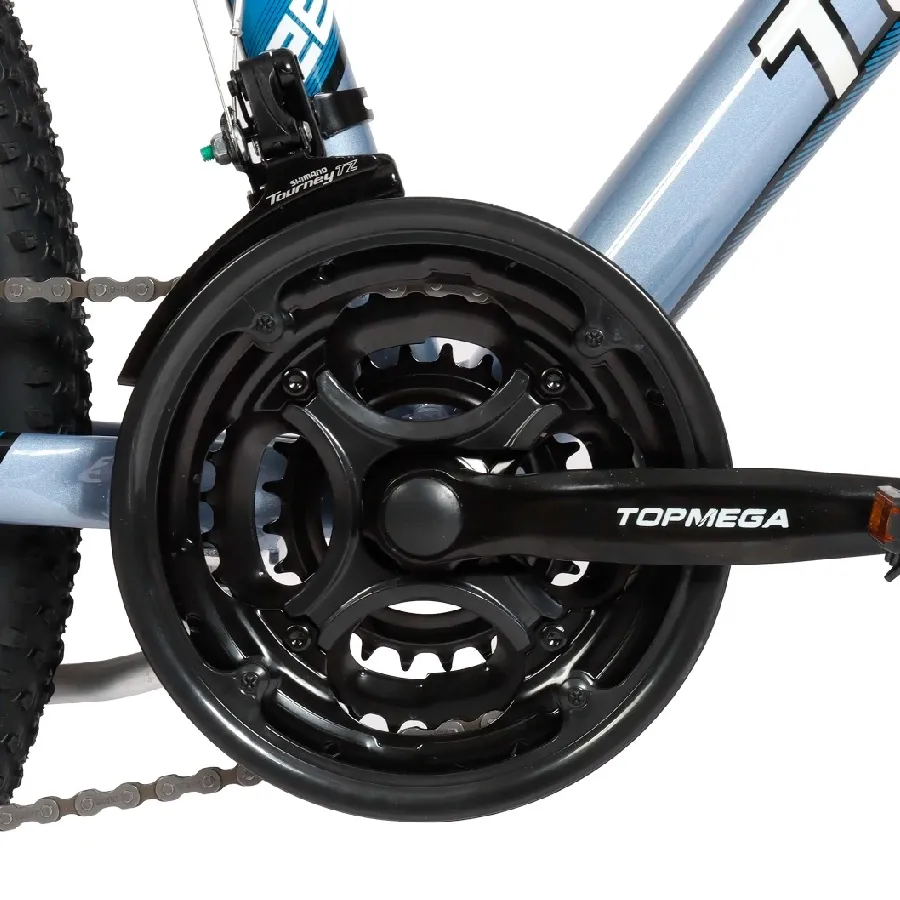 Imagen 7 de 9 de TopMega Mountain Bike Neptune R26 21vel-GRIS/AZUL/ROJO