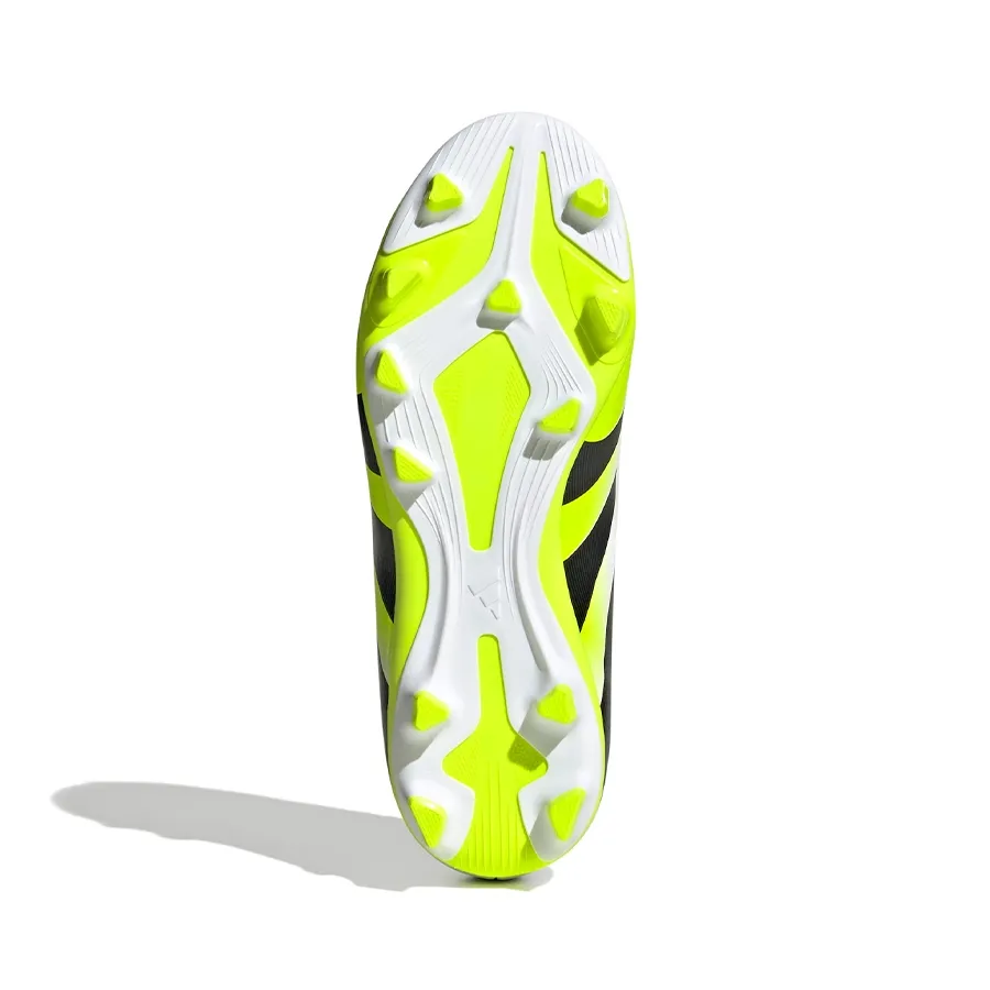 Imagen 5 de 8 de Botines adidas Predator Club Fg-BLANCO/NEGRO/AMARILLO FLUOR