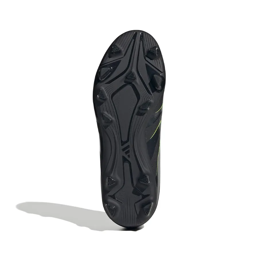 Imagen 4 de 7 de Botines adidas Predator Club Fg/Mg-NEGRO/VERDE FLUOR