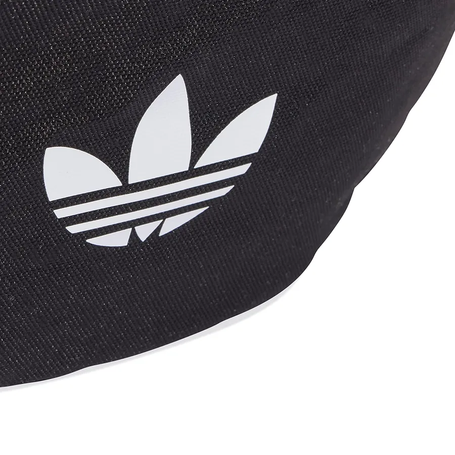 Imagen 2 de 4 de Riñonera adidas original Adicolor Wb-NEGRO/BLANCO