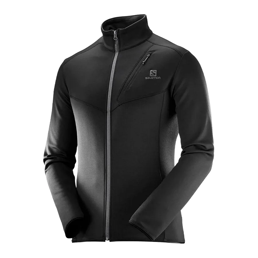 Imagen 2 de 5 de Campera Salomon Discovery Fz-NEGRO/GRIS